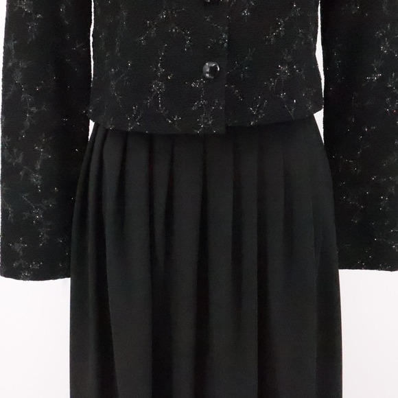 Vtg Jessica Howard Textured Jacket Maxi Dress Set Evening Formal NYE 90s Size 6 - Picture 13 of 16